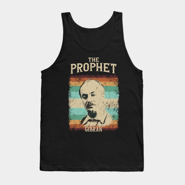 Retro Vintage Kahlil Gibran Tank Top by Yopi